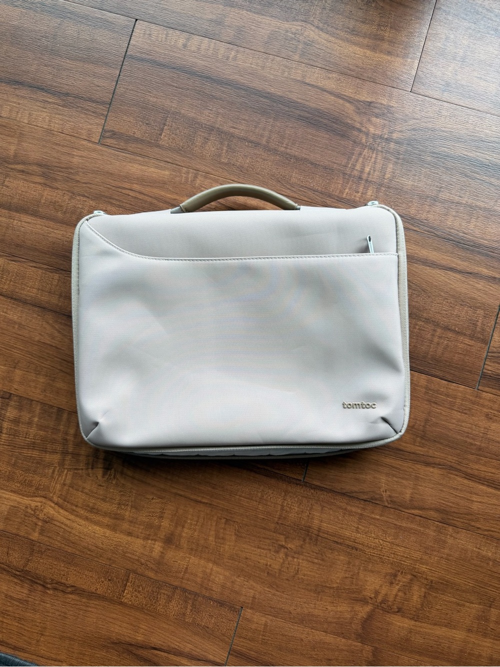 Bomboc Light Beige Men's Laptop Bag with Front Pocket
